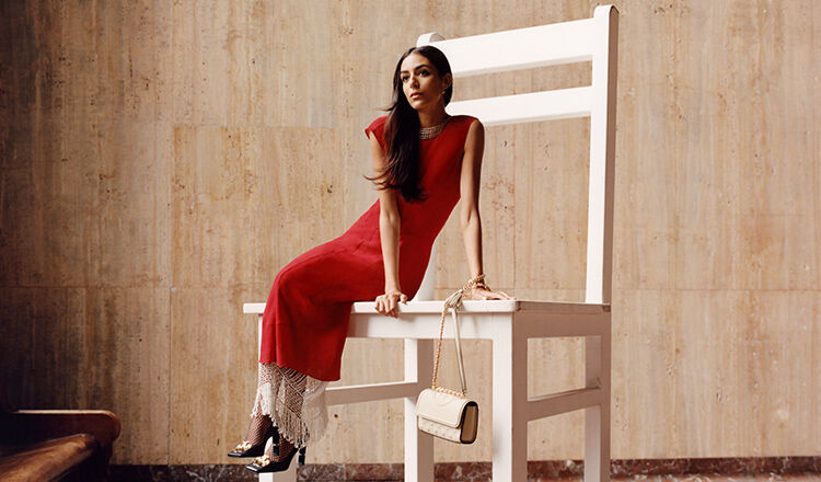 Tory burch hot sale red dress