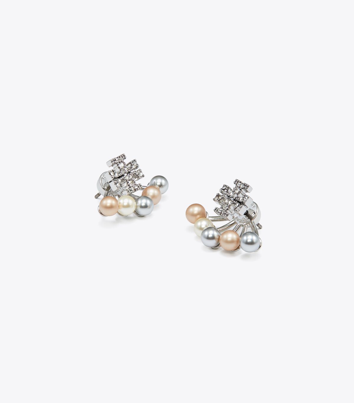 tory burch kira pearl front back earring
