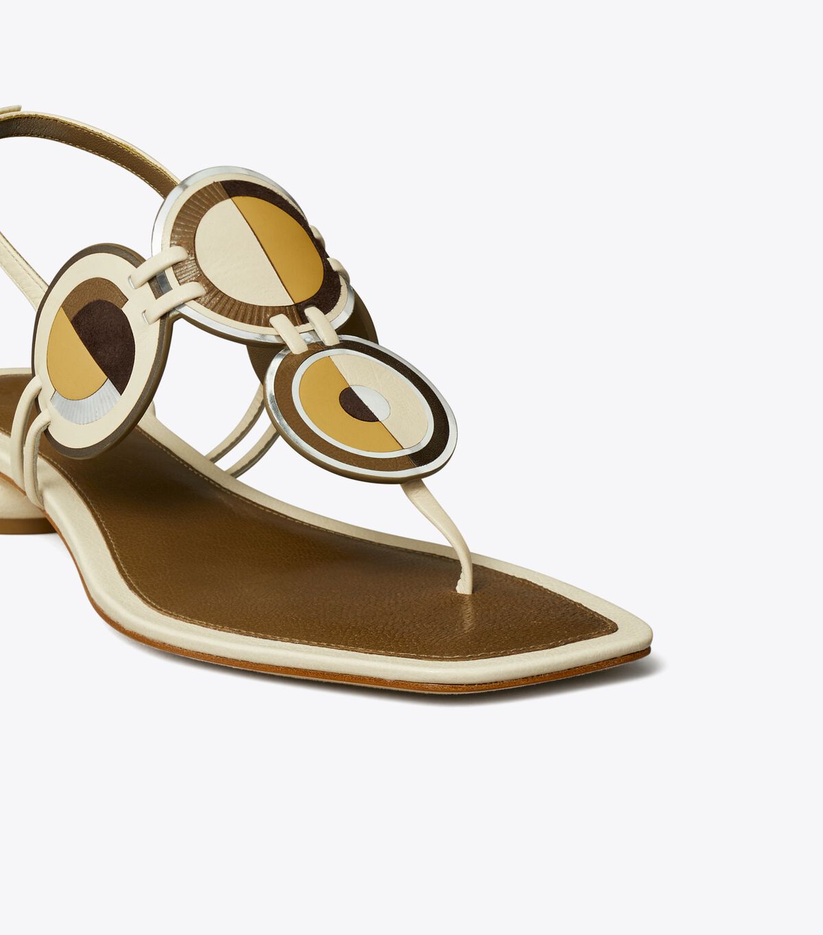 tory burch marquetry disk sandal