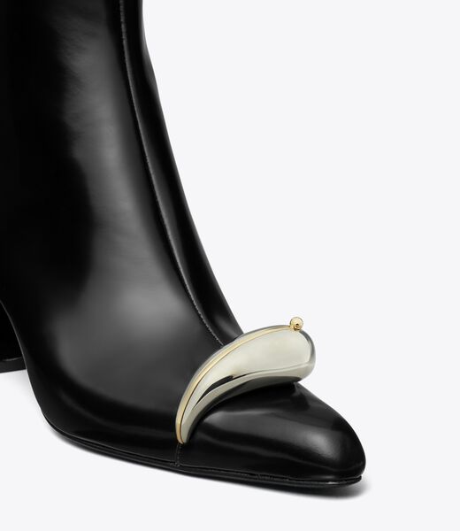 tory burch pierced ankle boot