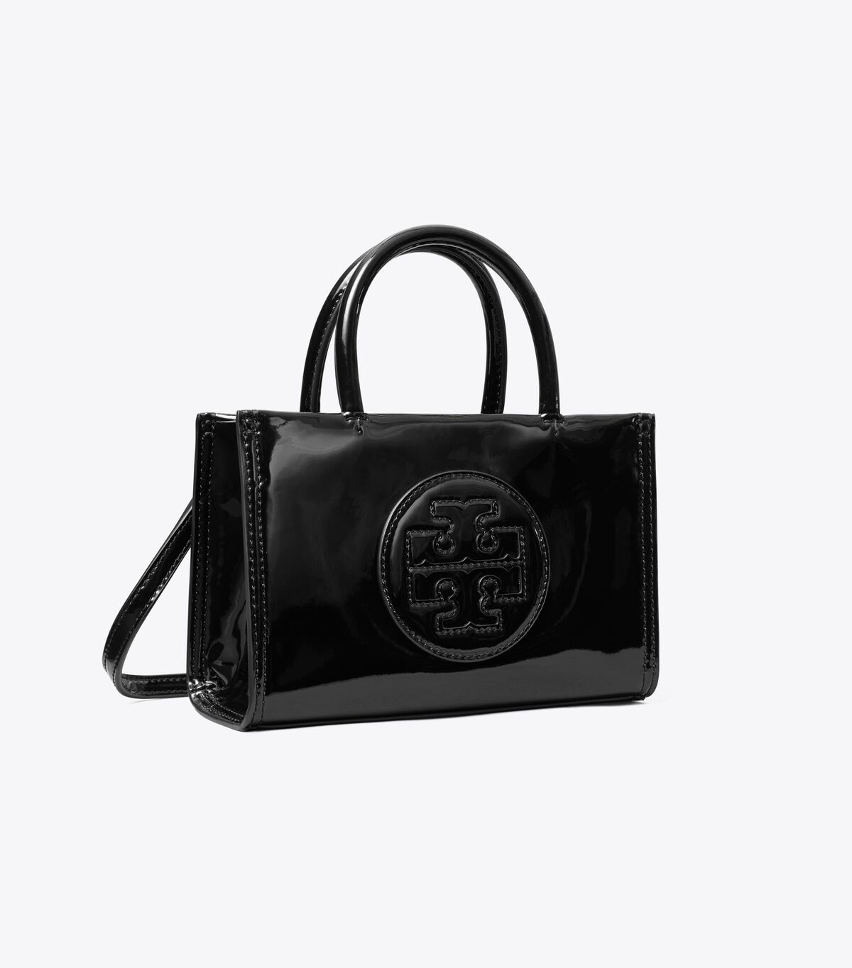 tory burch mini ella bio patent tote