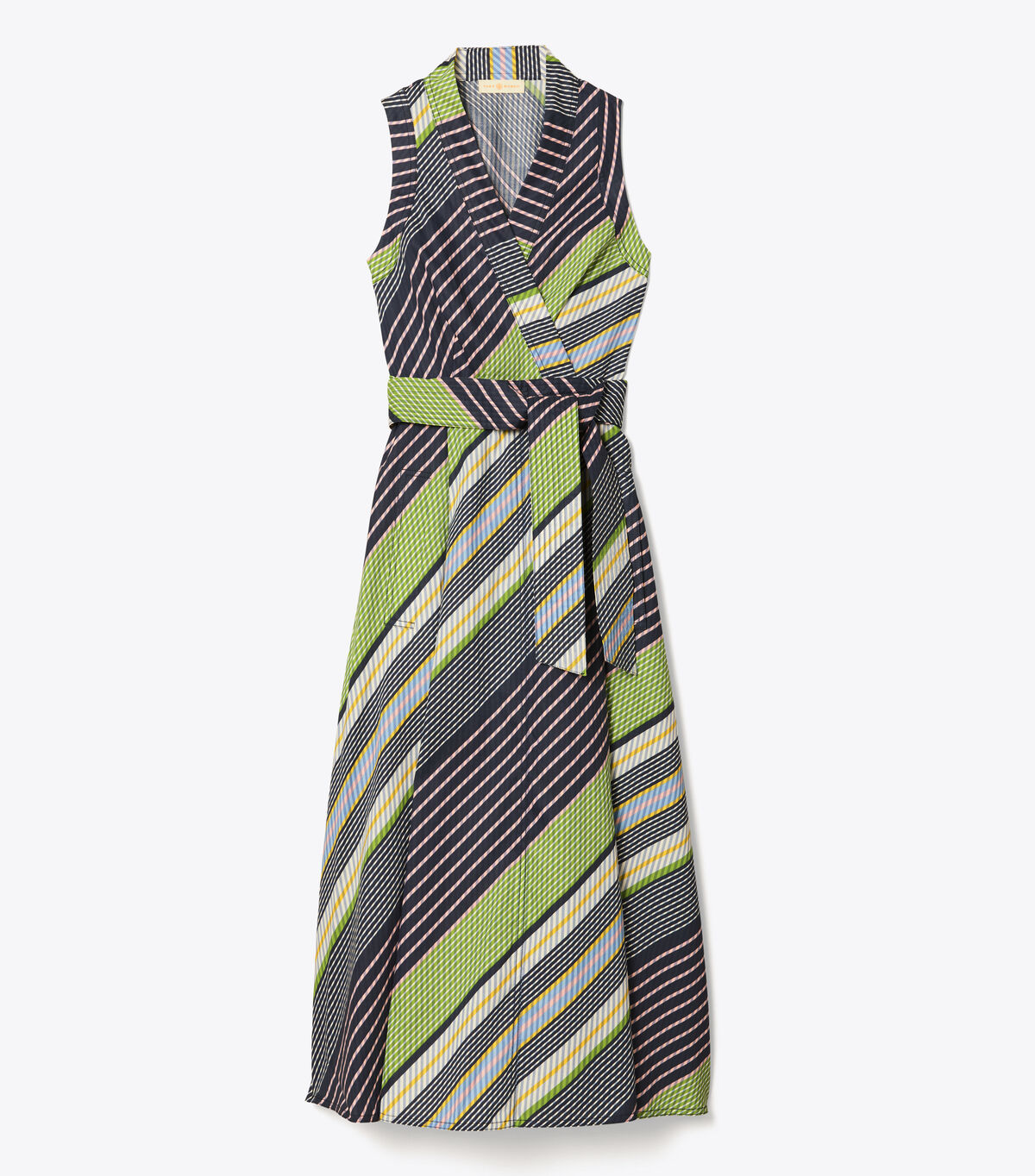 Overprinted Wrap Dress