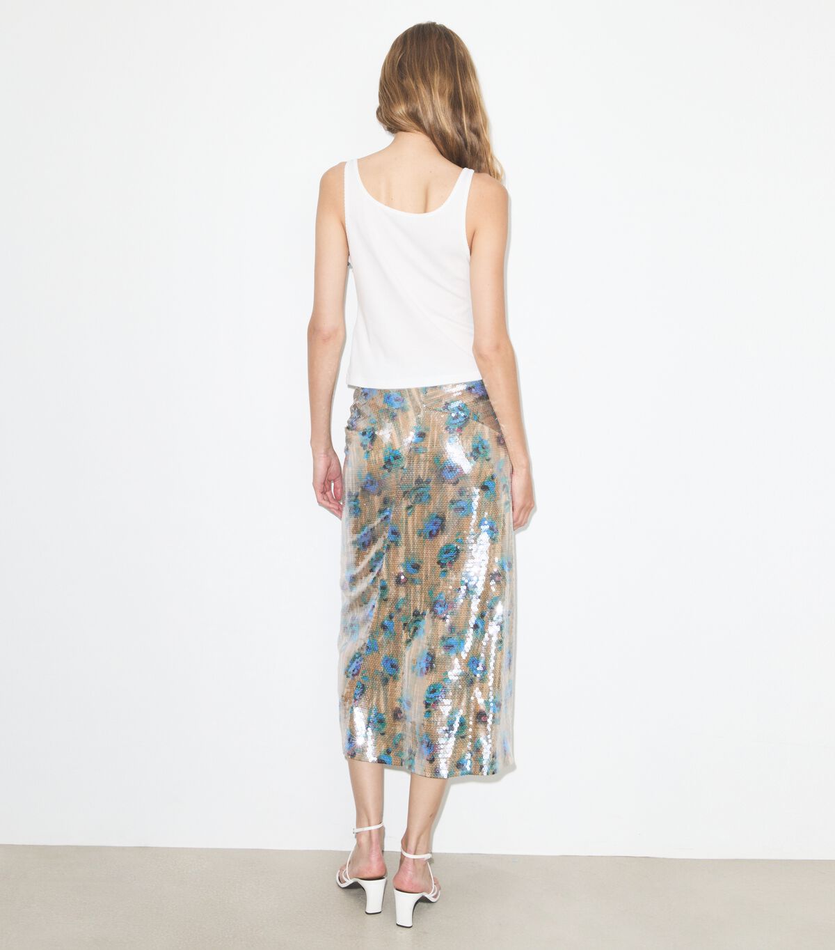 tory burch sequin skirt