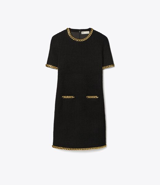 tory burch chain wool dress