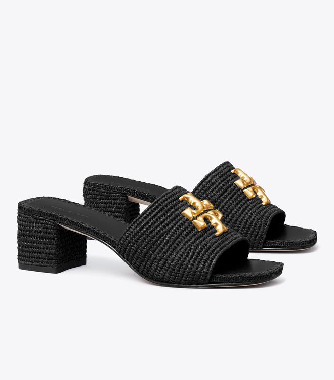 Eleanor Raffia Mule Sandal
