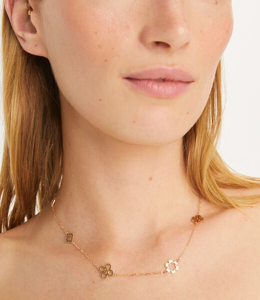 tory burch kira clover necklace