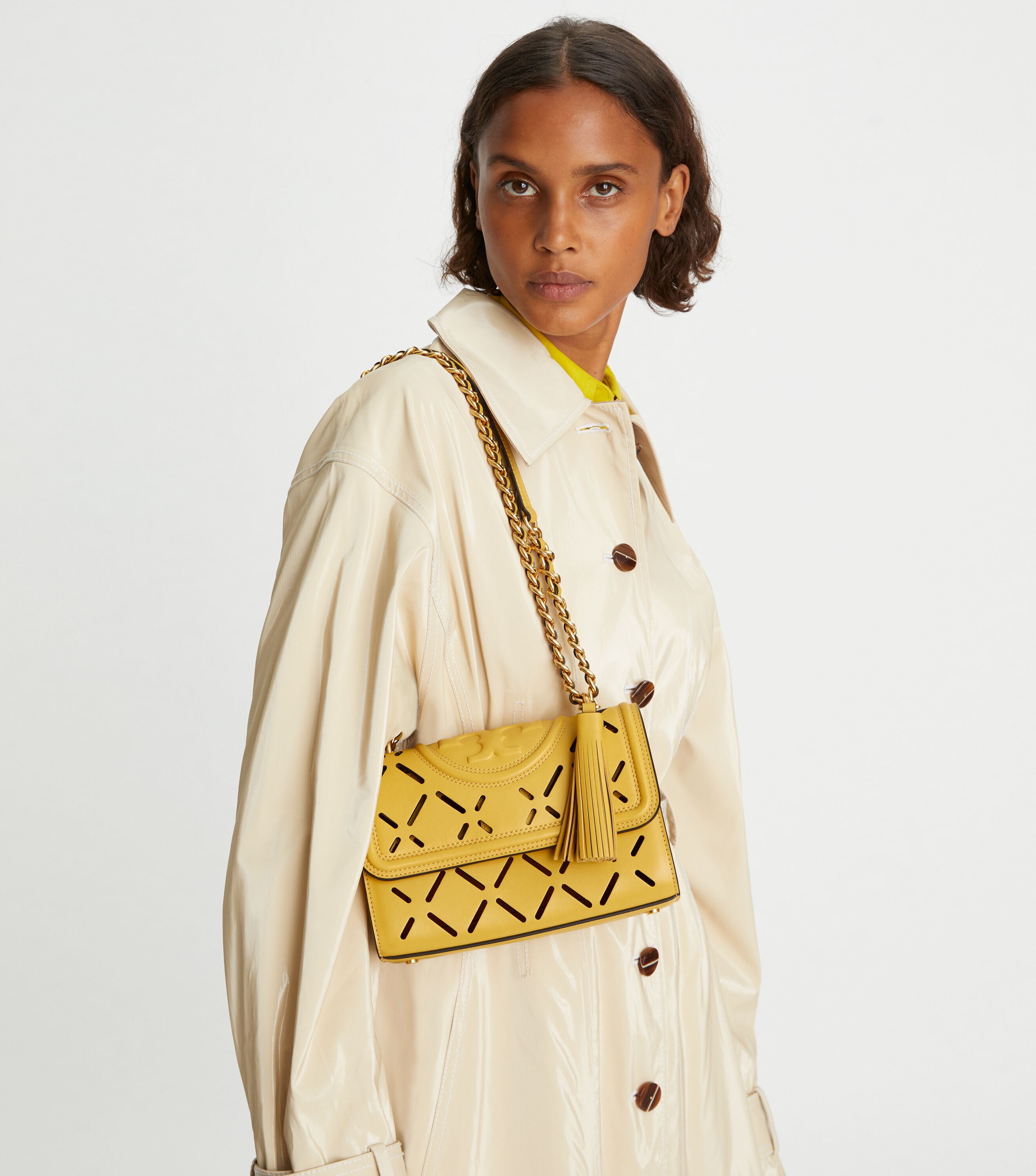 Tory burch hot sale fleming yellow