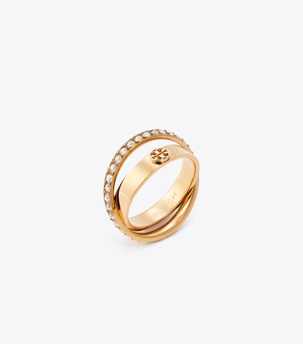 Icon Pavé Double Ring tory burch icon pav double ring