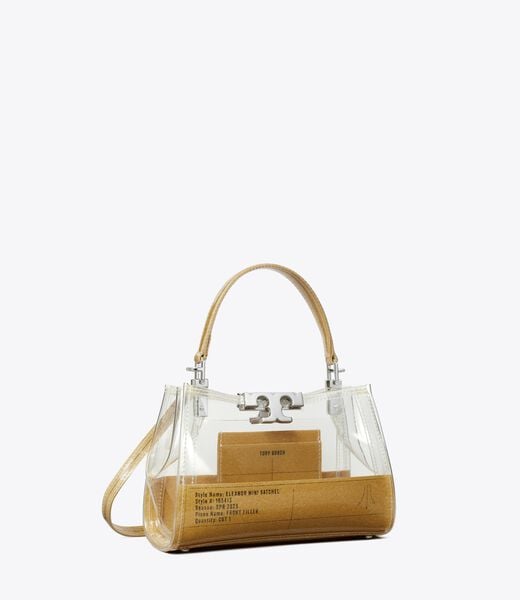 tory burch mini eleanor clear satchel