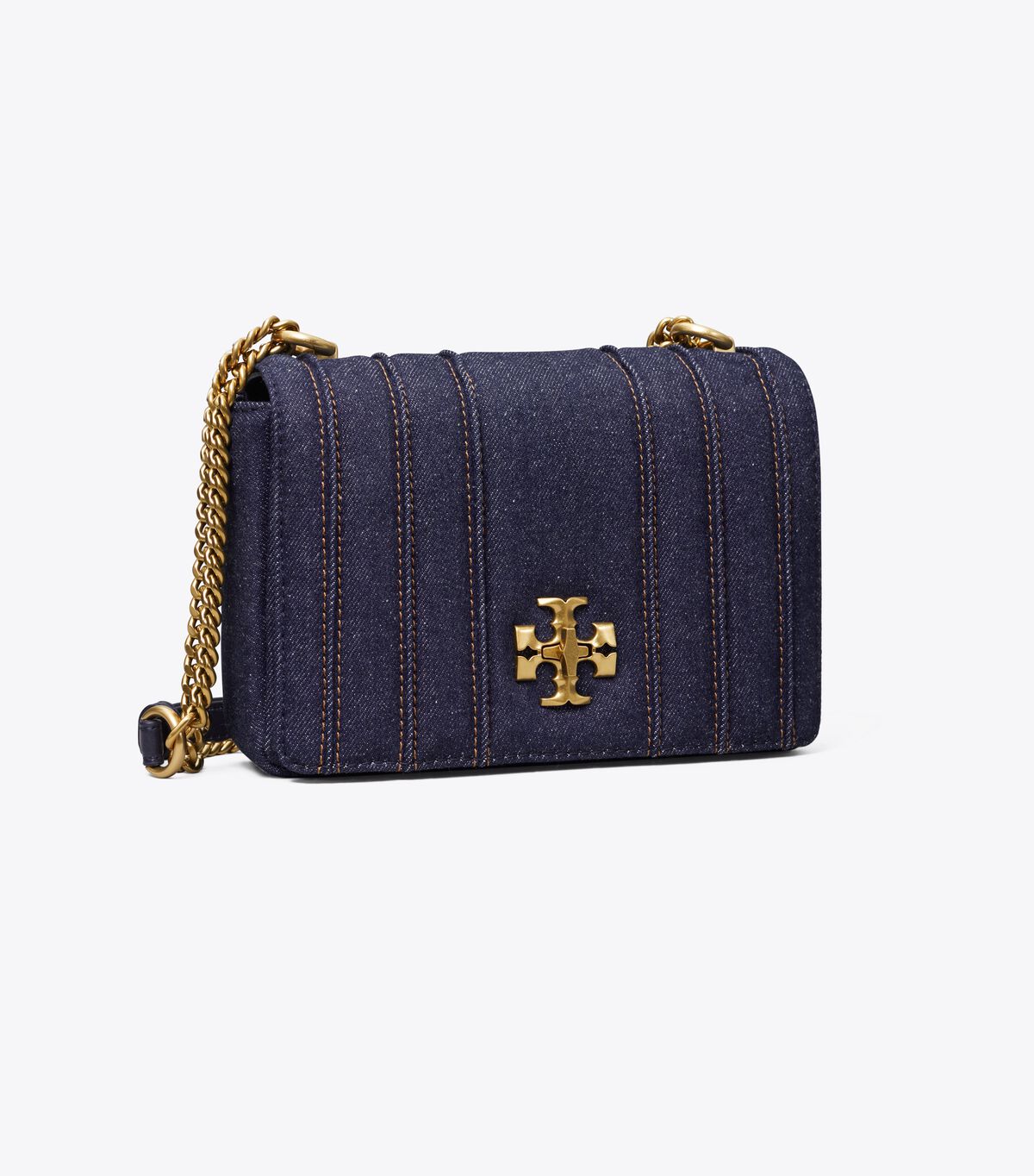 Kira Denim Chain Shoulder Bag Handbags Tory Burch