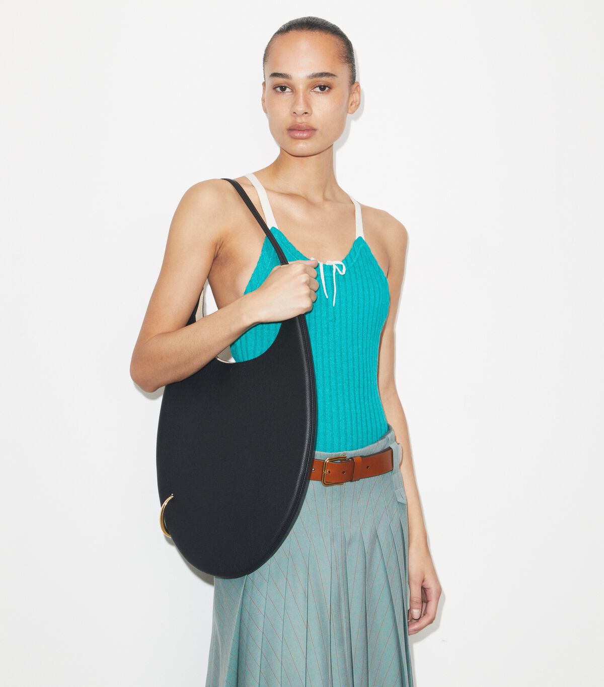 tory burch pierced soft bag