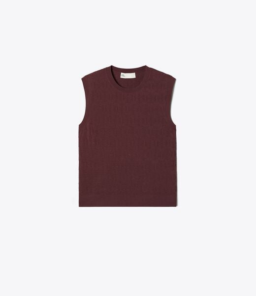 T Monogram Jacquard Tank tory burch t monogram jacquard tank