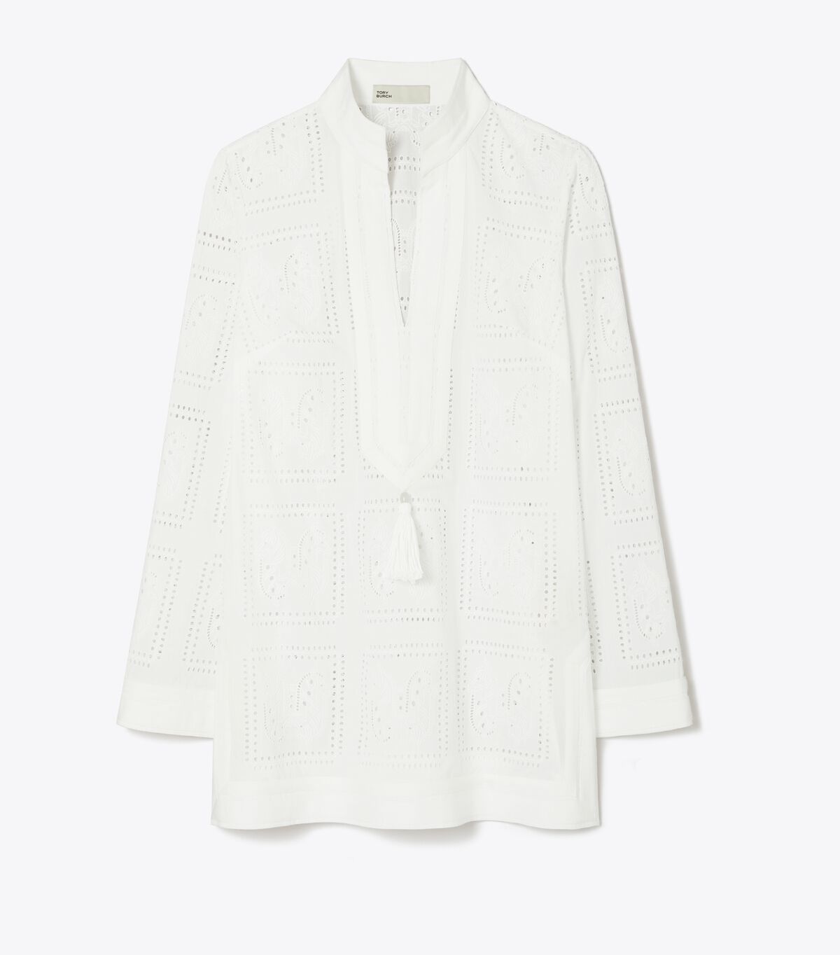 tory burch eyelet tory tunic