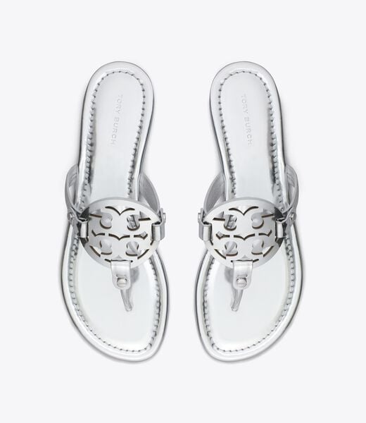 tory burch miller metallic sandal