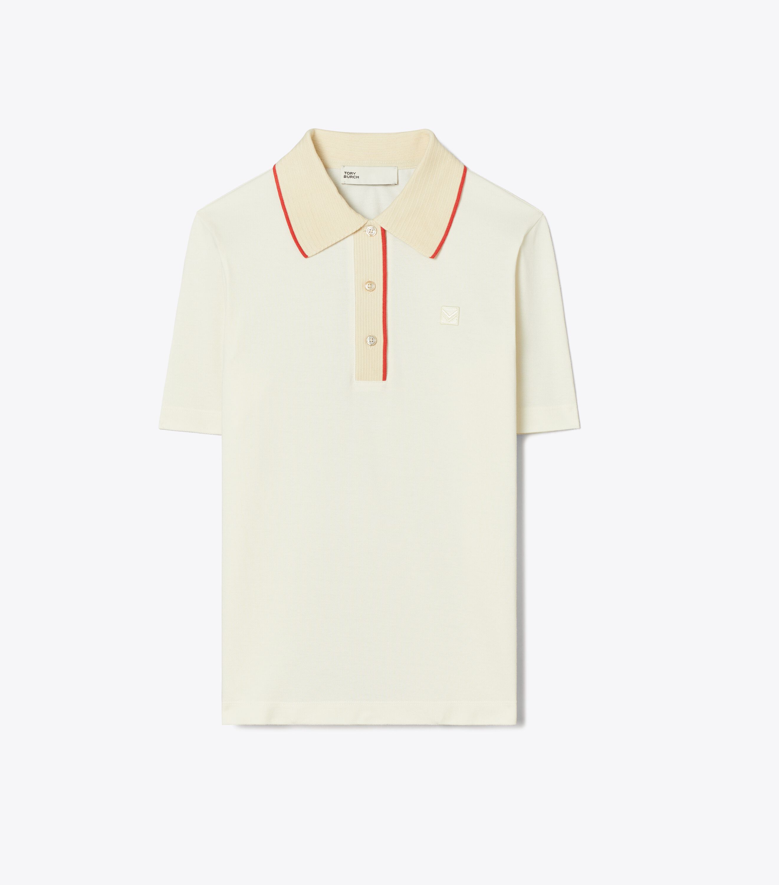 Tory Burch Vintage Collar Pique Polo Tory Burch UAE