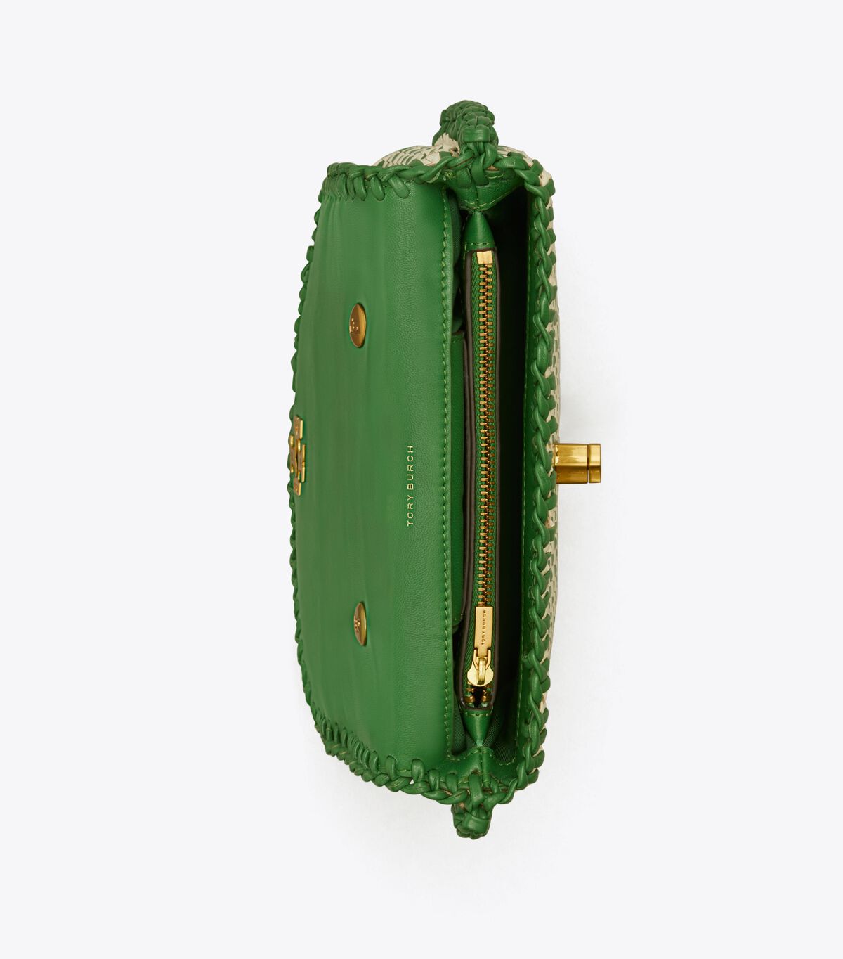 Mini Kira Woven TopHandle Bag Tory Burch Navigation Tory Burch