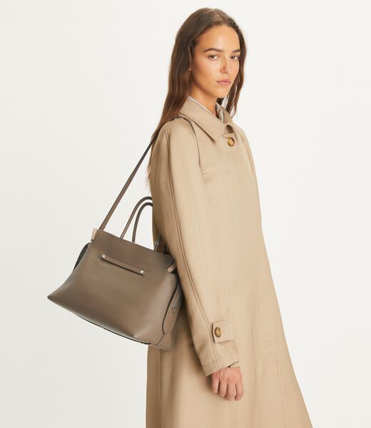 tory burch large mercer pebbled satchel