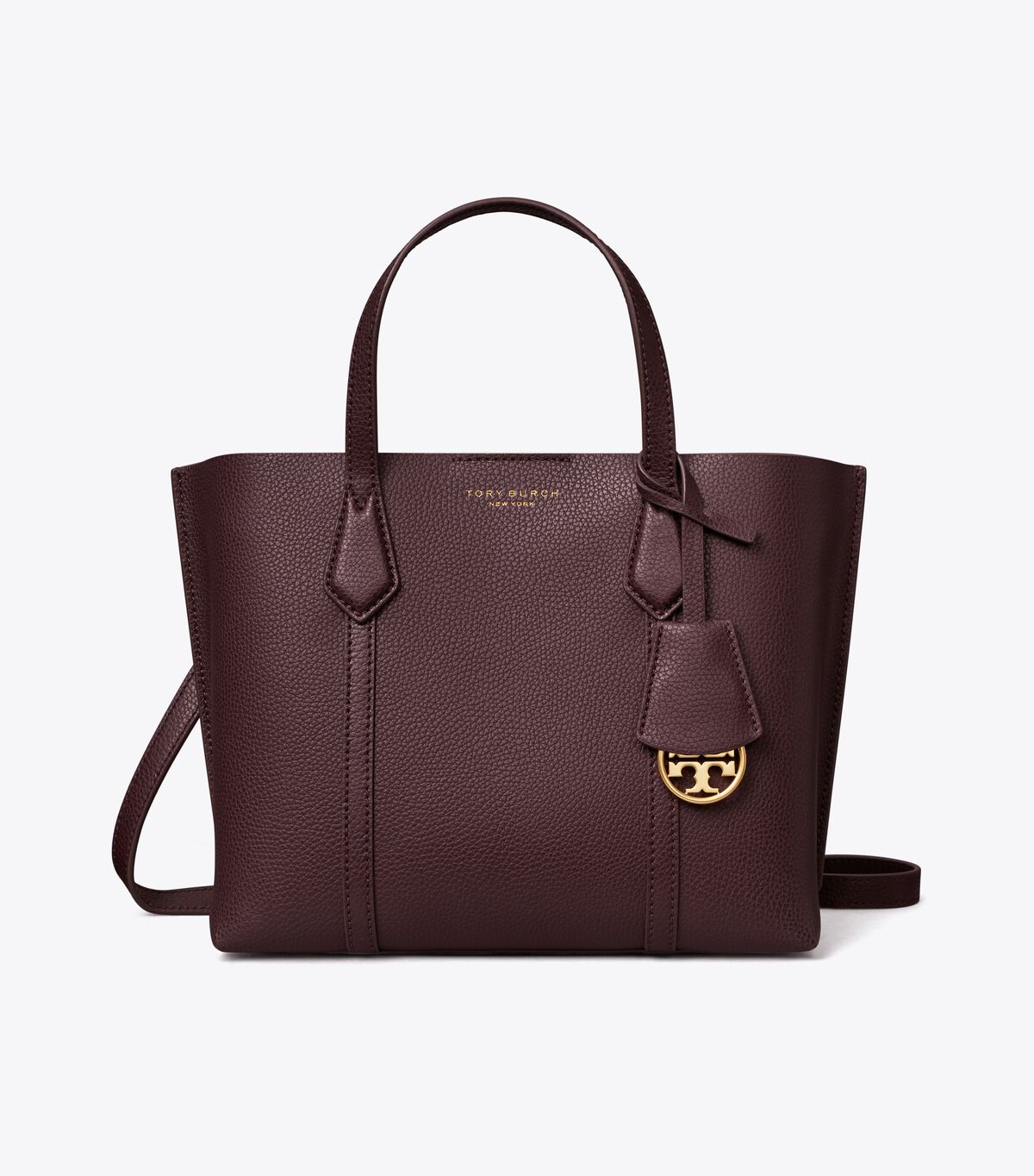 tory burch perry triple compartment small tote