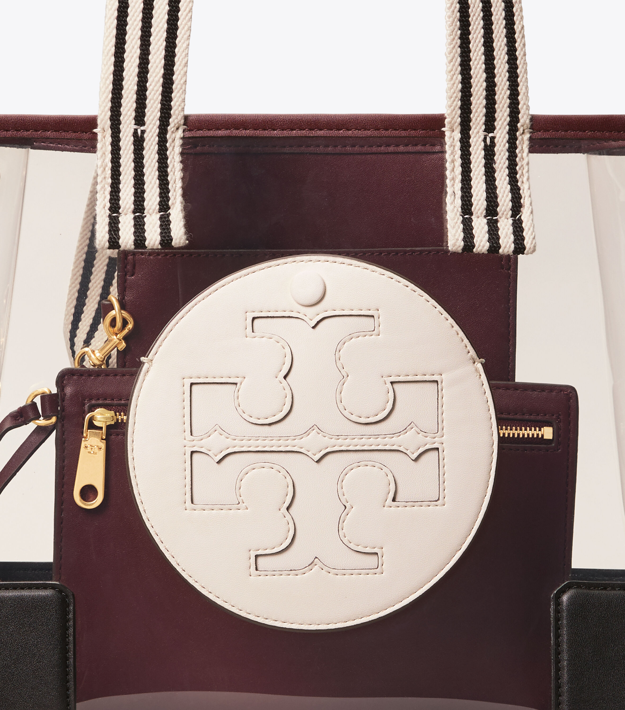 Tory Burch Ella Clear Tote 2024 favors