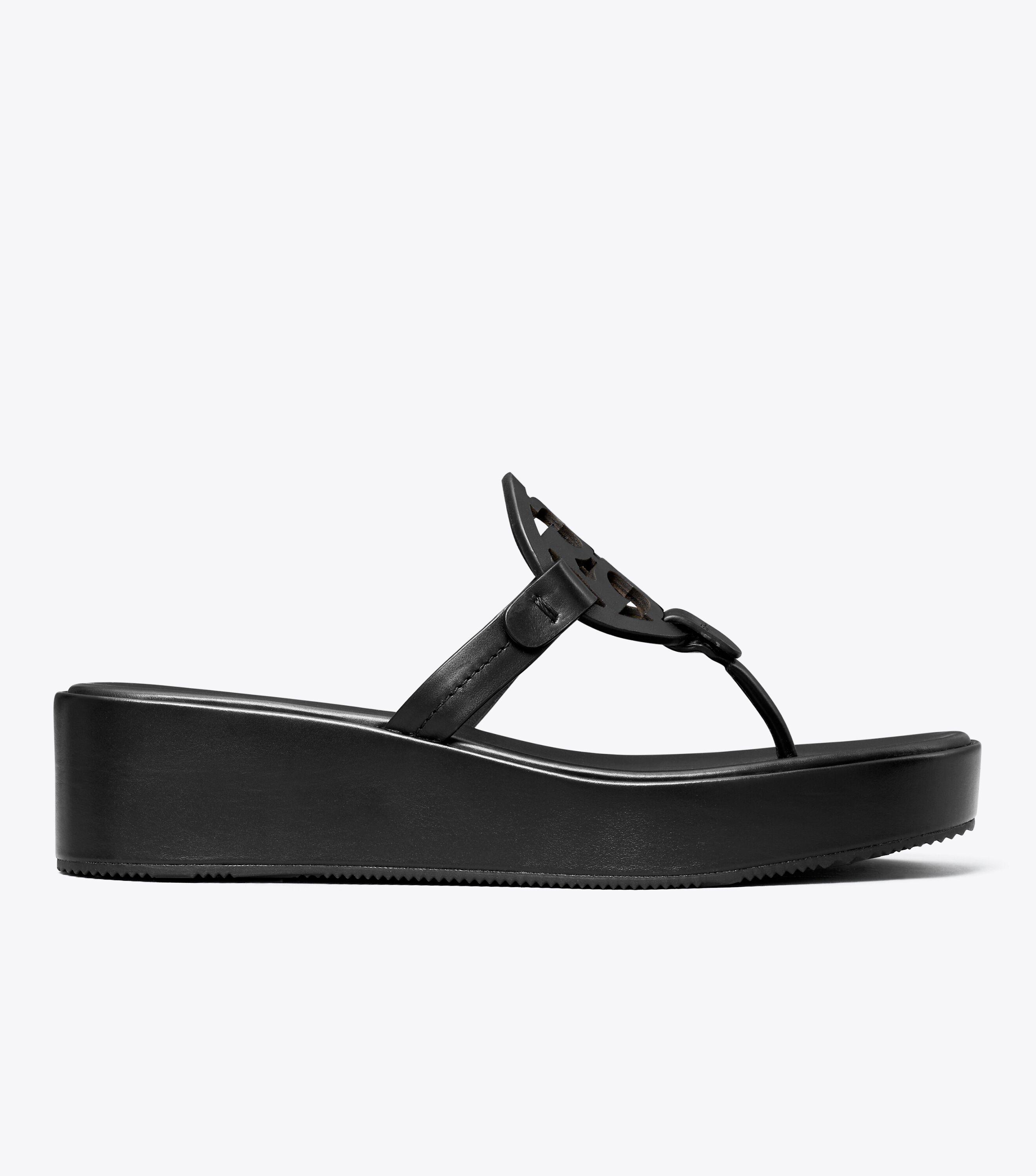 【Tory Burch】MILLER ウェッジサンダル／パーフェクト ブラック トリーバーチ TORY BURCH MILLER SANDALS （PERFECT BLACK