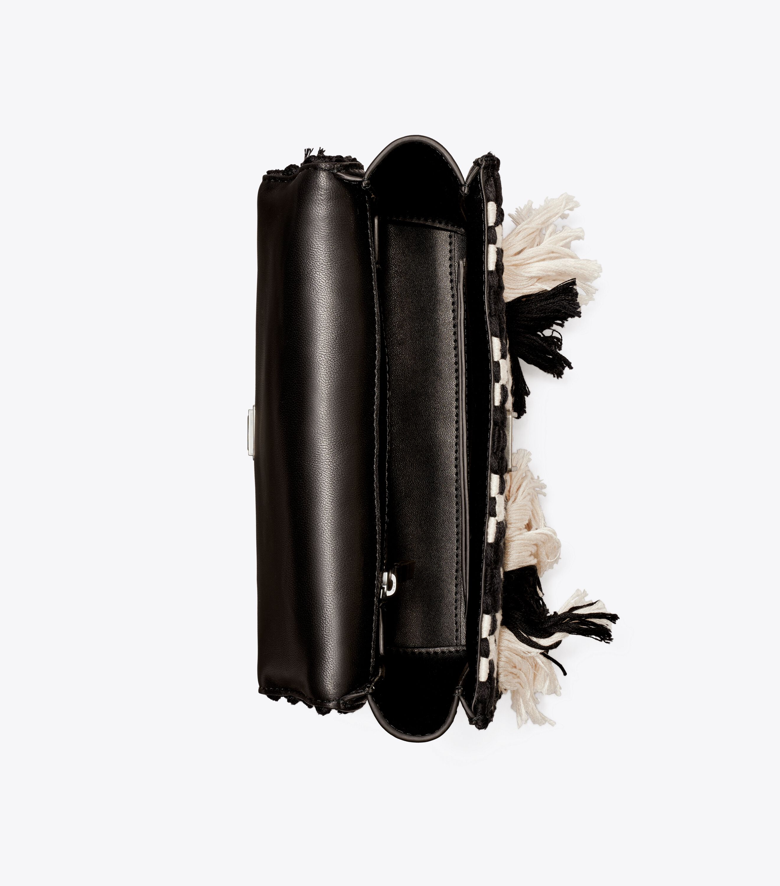 Tory burch fleming tweed belt online bag