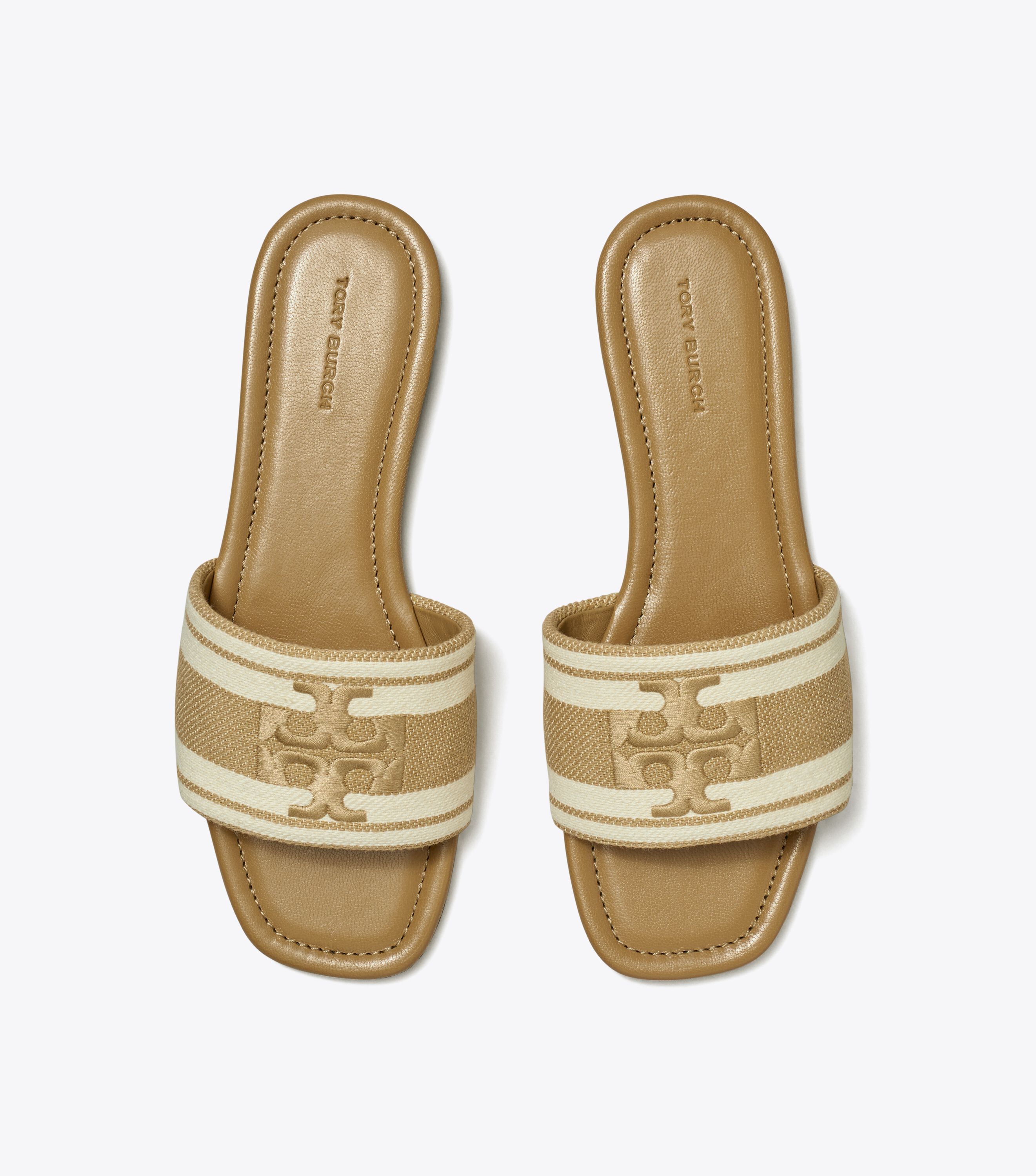 Tory Burch Double T Jacquard Slide Tory Burch UAE
