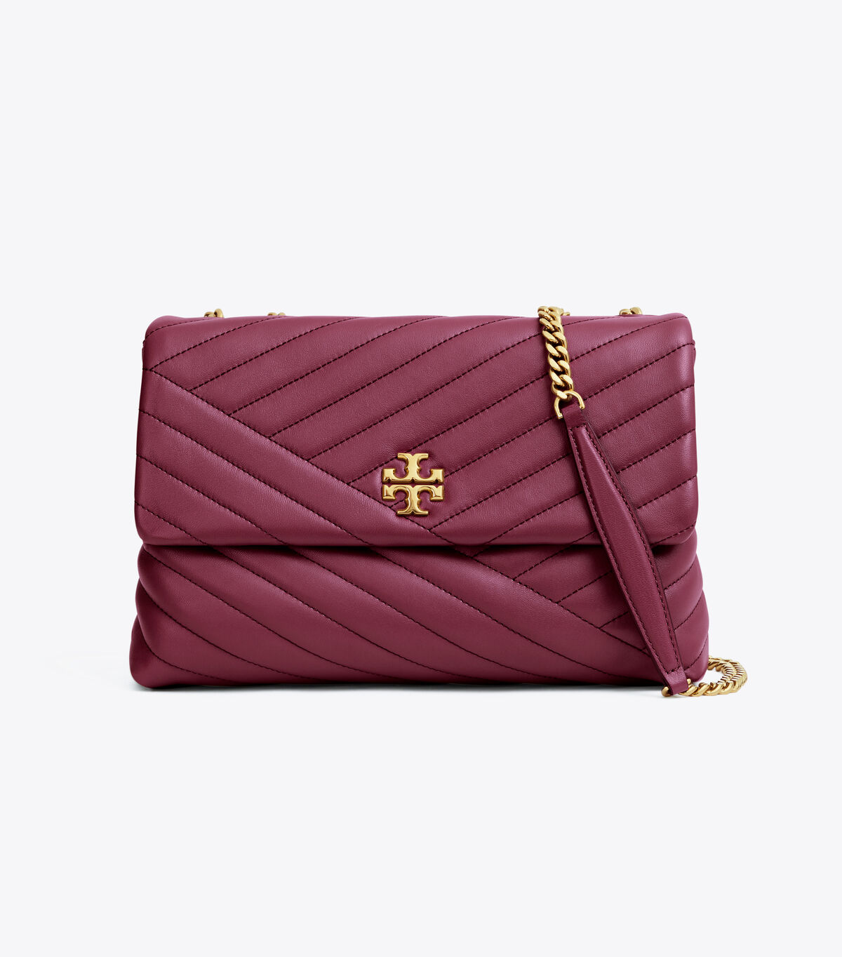 KIRA CHEVRON CONVERTIBLE SHOULDER BAG | Tory Burch UAE