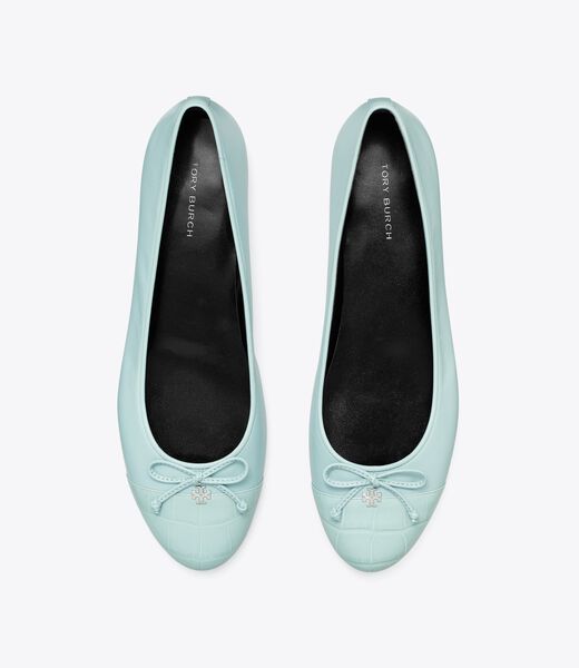 tory burch cap toe ballet