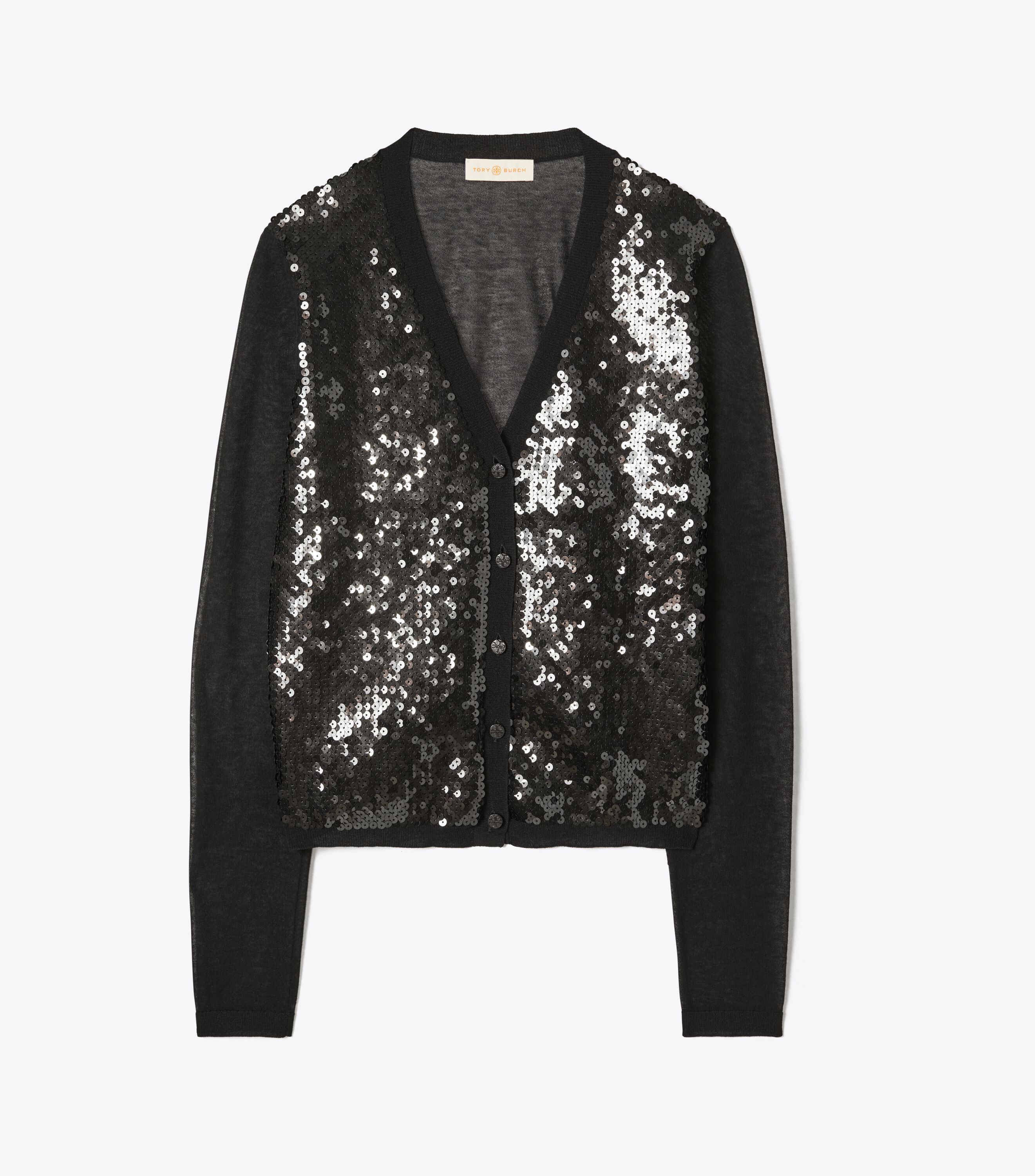 Sequin-Front Cardigan | Ready-To-Wear 