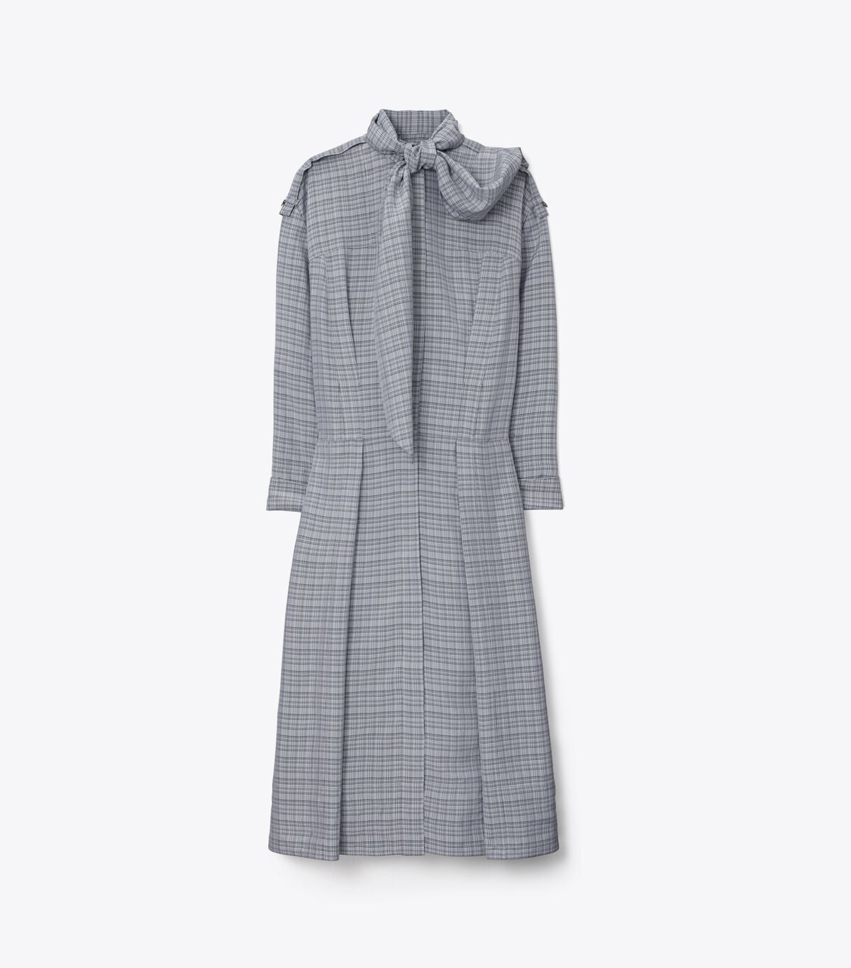 Front-Tie Jacquard Shirtdress tory burch front tie jacquard shirtdress