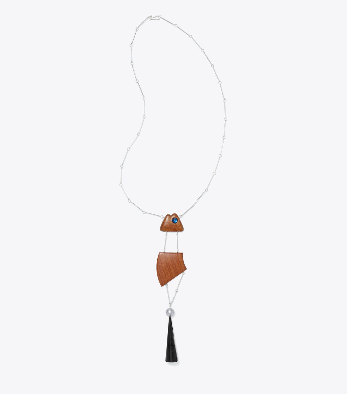 tory burch geo fish necklace