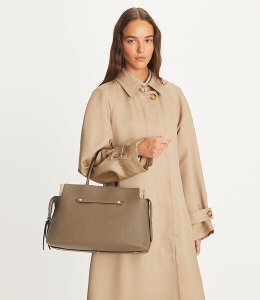 tory burch large mercer pebbled satchel
