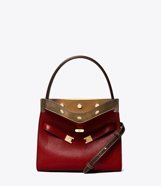tory burch small lee radziwill textured double bag