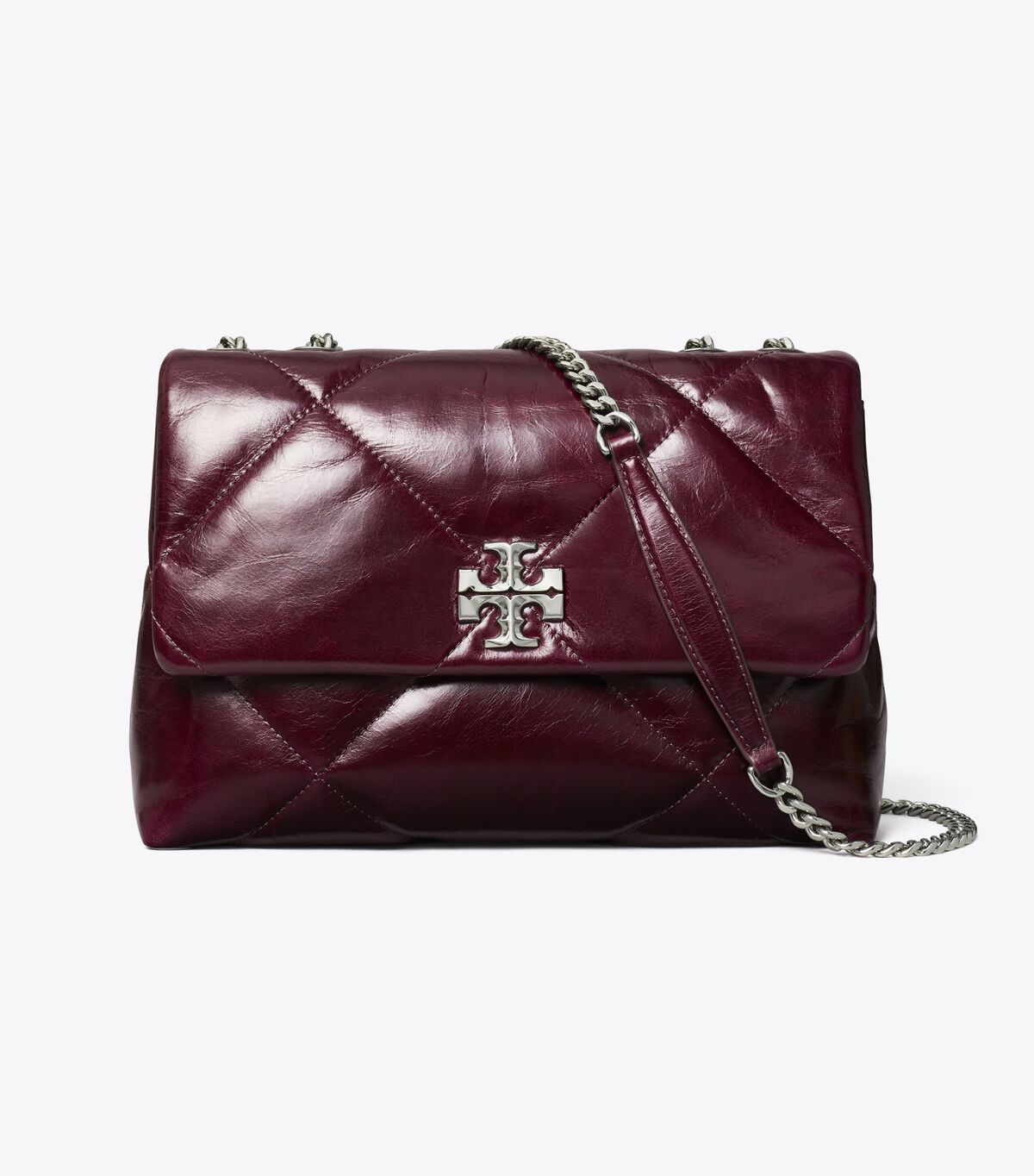حقيبة كتف كيرا دايموند حقيبة الكتف كيرا دايموند كويلت بتصميم الجلد المعتّق tory burch حقيبة كتف كيرا دايموند حقيبة الكتف كيرا دايموند كويلت بتصميم الجلد المعتّق