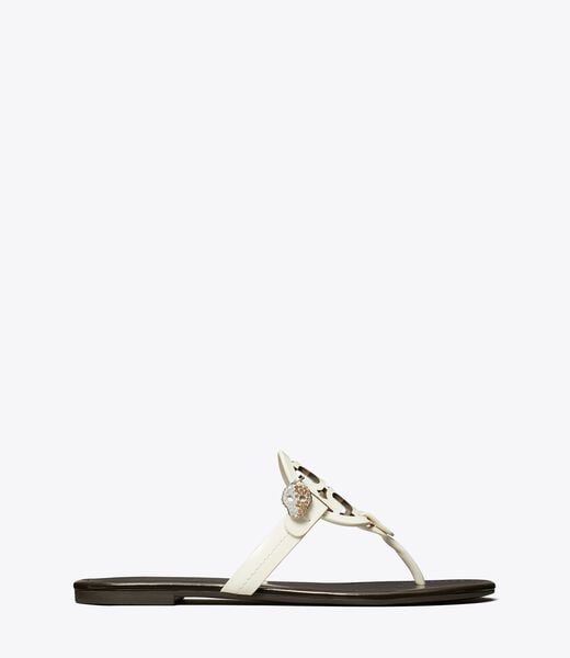 tory burch tb x bonbon miller patent charm sandal