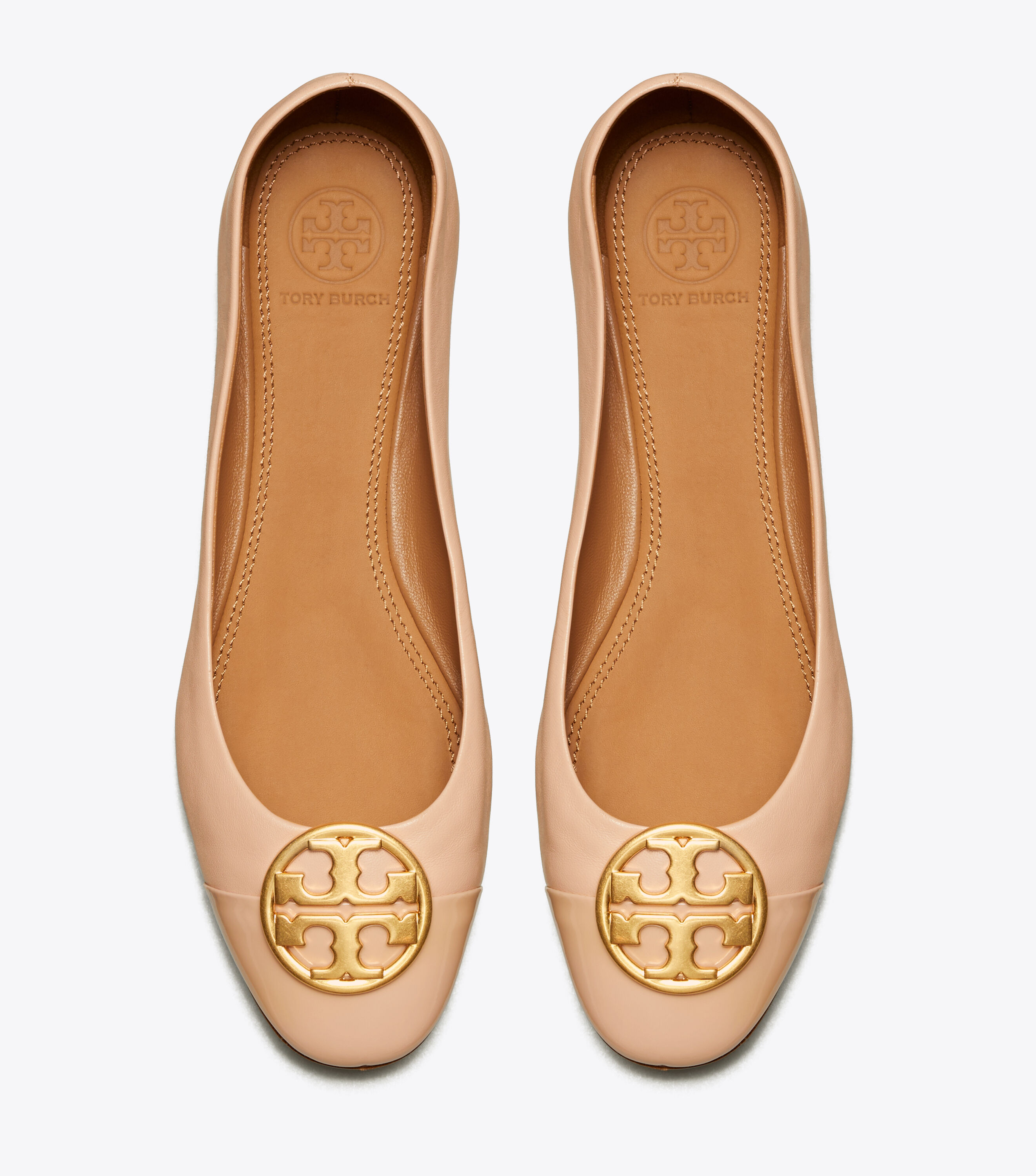 Tory burch chelsea discount cap toe ballet flat
