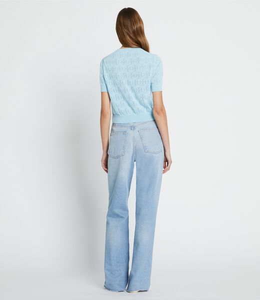 tory burch t monogram strawberry sweater