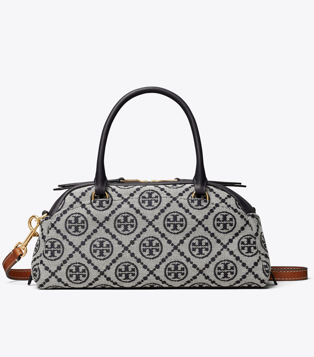 tory burch t monogram small bowler