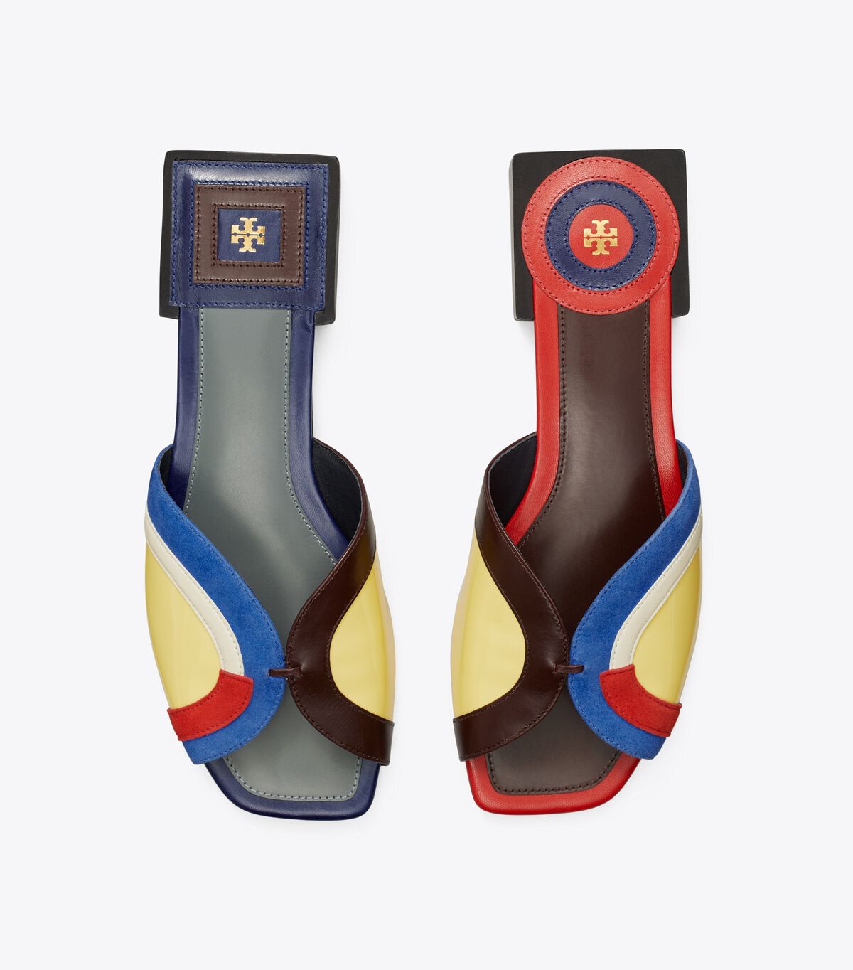 tory burch marquetry slide sandal