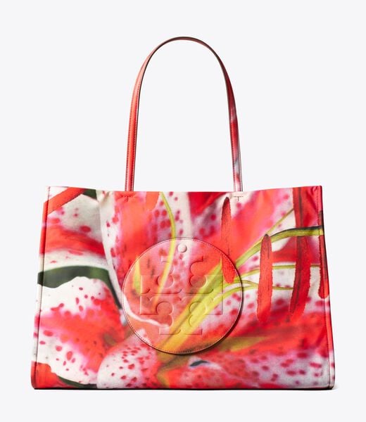 tory burch ella printed tote