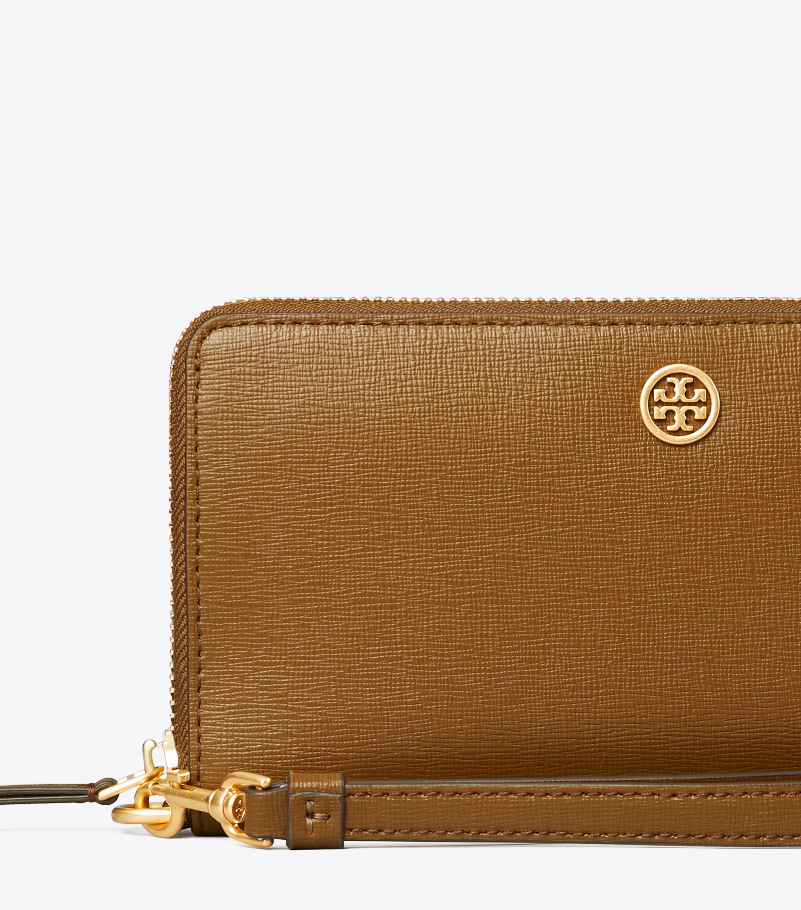 Tory burch robinson zip continental wallet discount