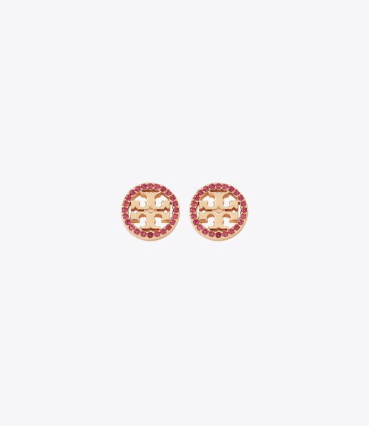 tory burch miller pave stud earrings