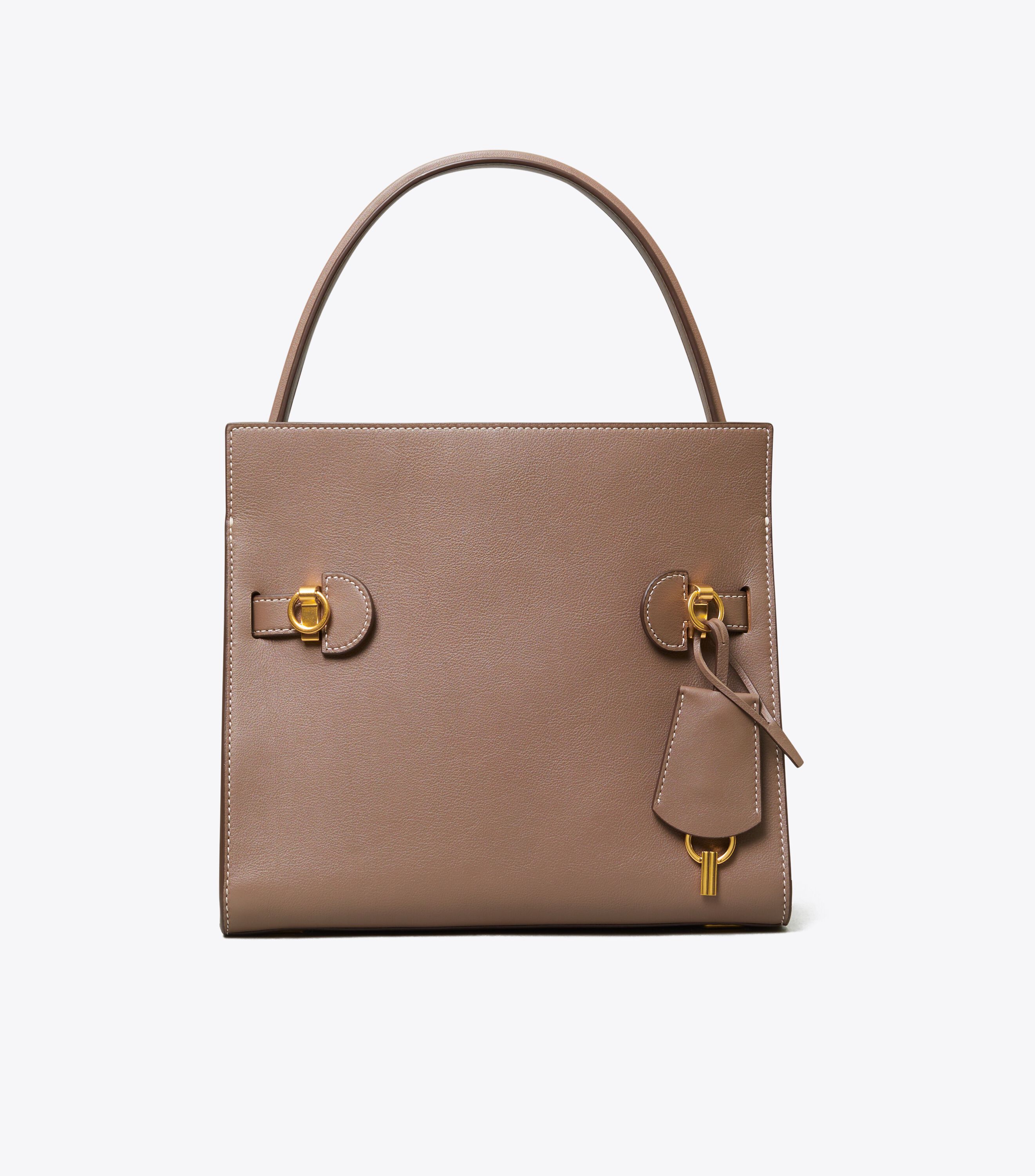 Lee Radziwill Small Double Bag, Clam Shell | Tory Burch UAE