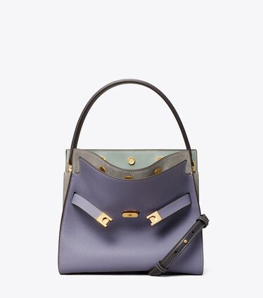 Lee Radziwill Pebbled Small Double Bag
