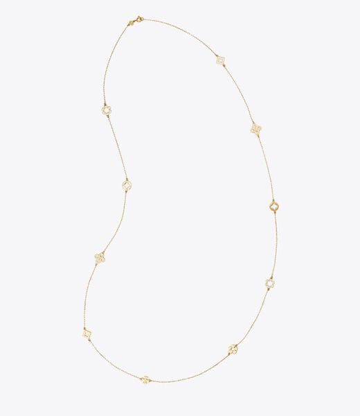 Forget Me Not Long Necklace tory burch forget me not long necklace