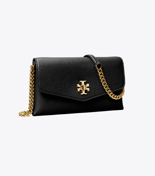 Kira Pebbled Chain Wallet | Accessories | Tory Burch