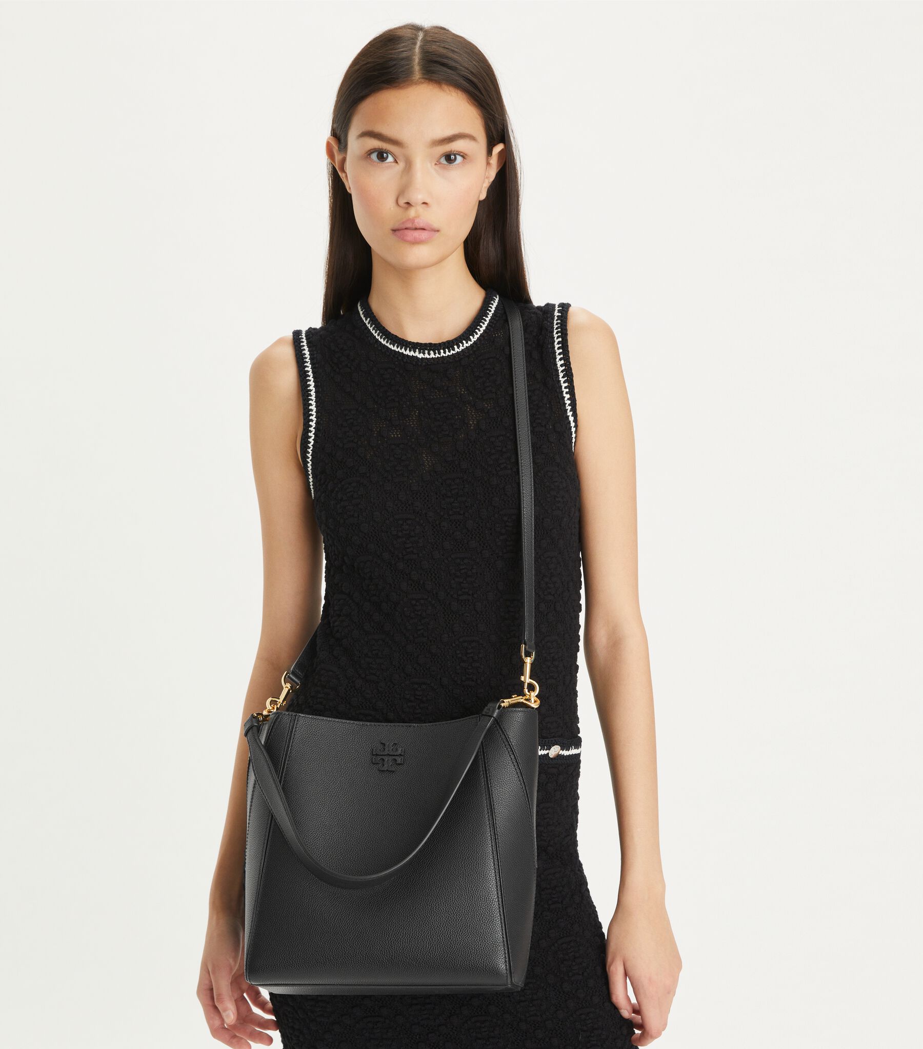 McGraw Bucket Bag, Black Tory Burch UAE