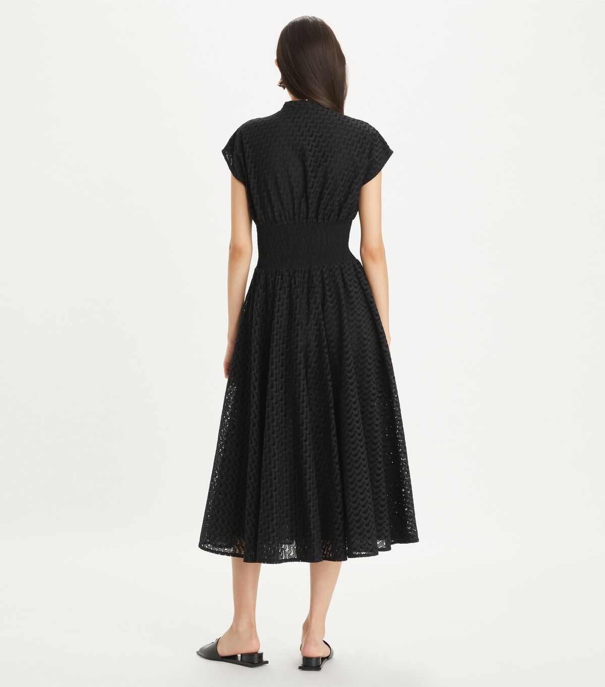 tory burch embroidered cotton dress