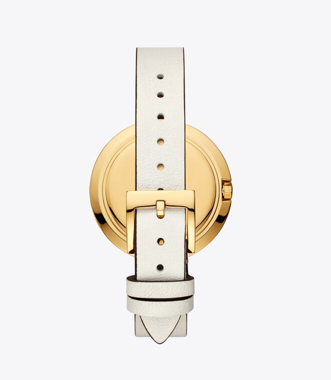 Miller Watch, Ivory Leather/Gold-Tone, 36 MM