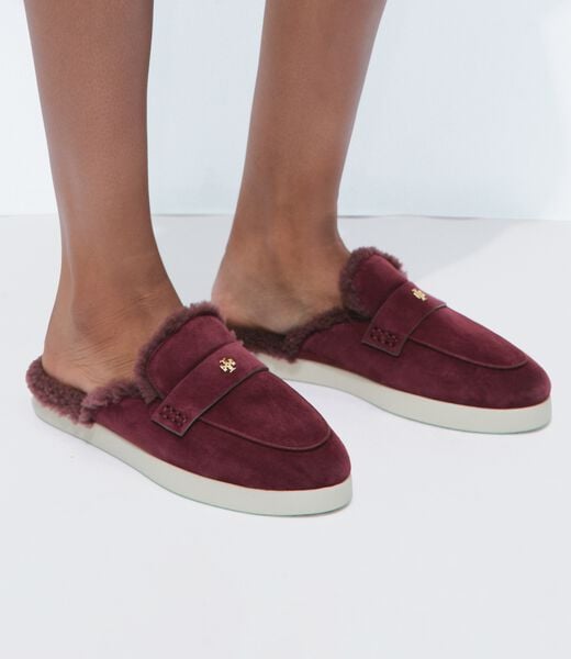 tory burch ballet sport shearling mule